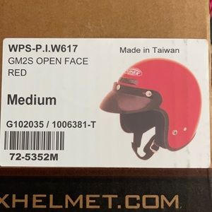 GM2S Open Face Helmet (Unisex)